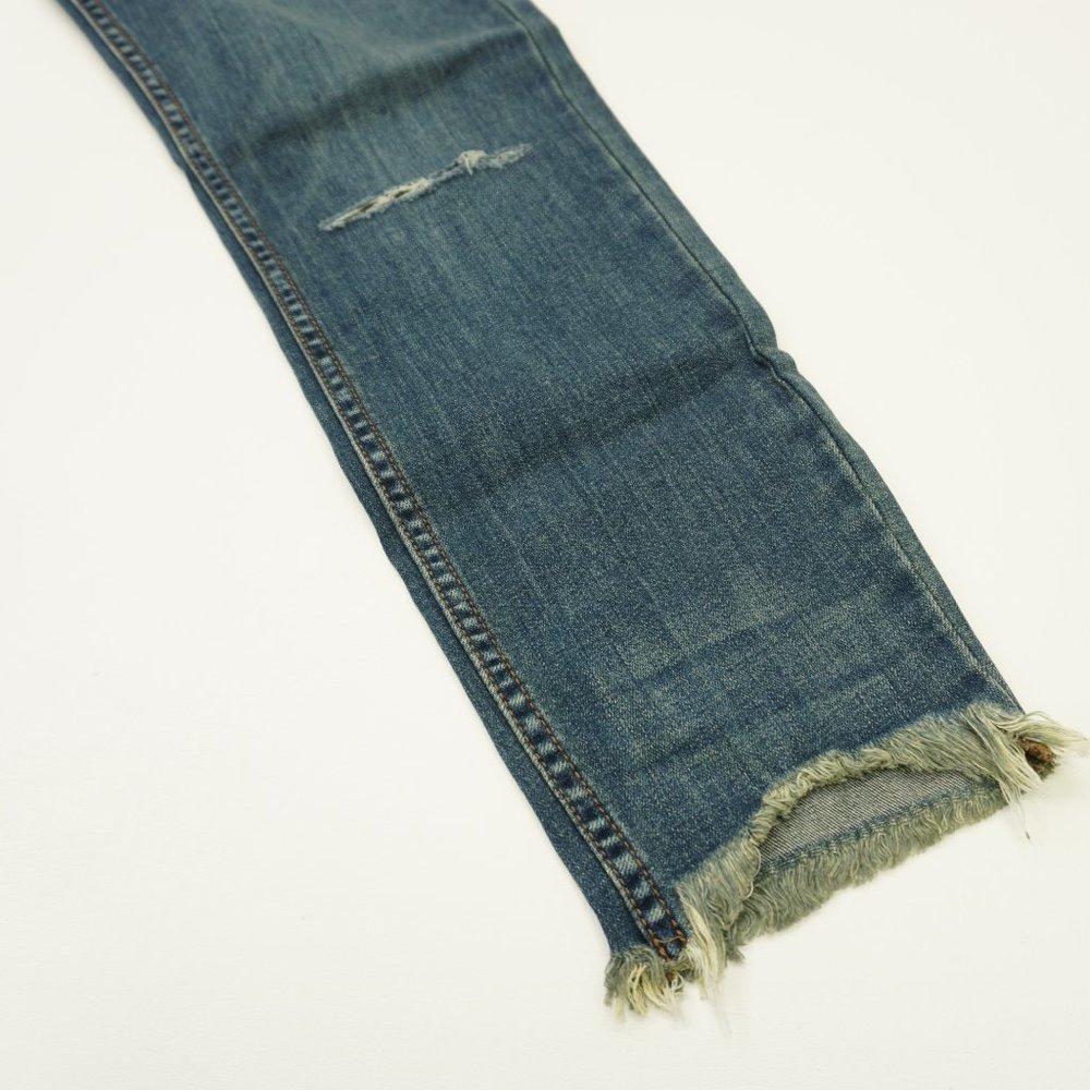 Free People Skinny Ripped Cropped Jeans 28 - Picture 8 of 8